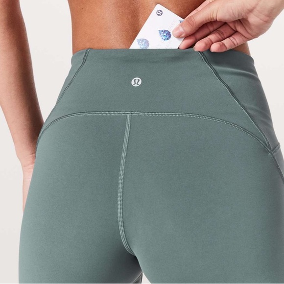 Lululemon Train Times 7/8 Pant *25" Sea Steel Size 4 - Picture 3 of 10